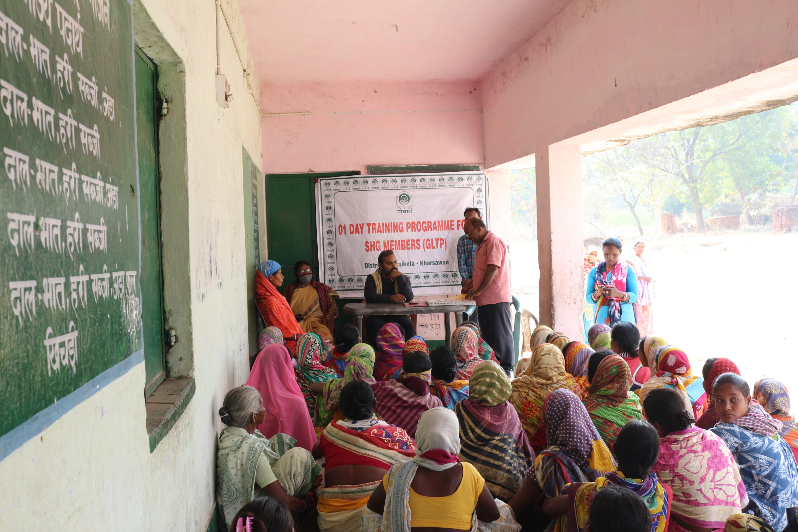 Income Based 01 Day training programme for SHG members in Kalajharna, Rajnagar on 10th January 2021.