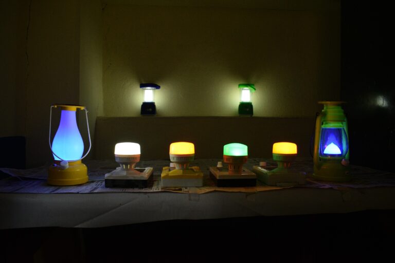 Solar Emergency Lights made by our WSHGs